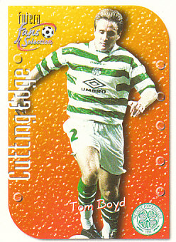 Tom Boyd Celtic Glasgow 1999 Futera Fans' Selection Cutting Edge #CE7